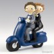 Figura pastel Boys Pop & Fun en moto