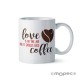 Taza cerámica El Amor...Huele a Café en caja regalo
